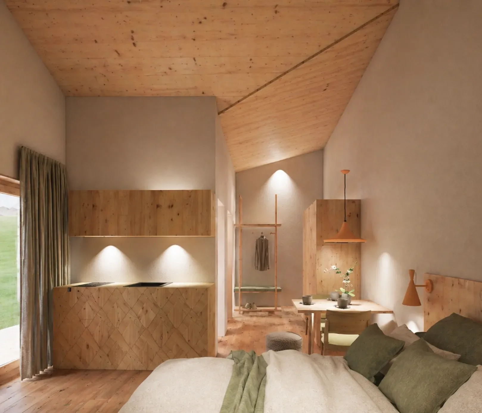 Apartment Sun Loft bereits aufgehellt